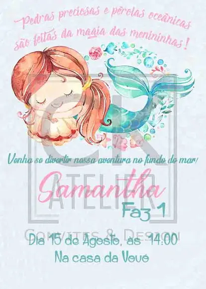 Convite Digital Sereia