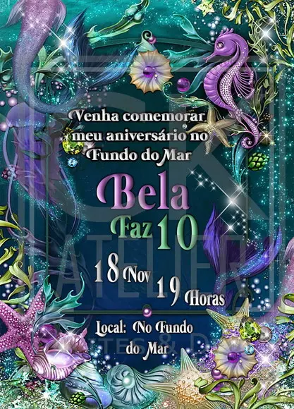 Convite Digital Sereia