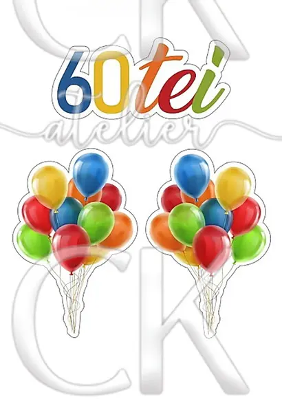 Topo de Bolo 60 anos