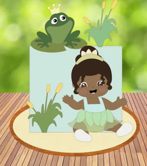 Topo de Bolo a Princesa e o Sapo