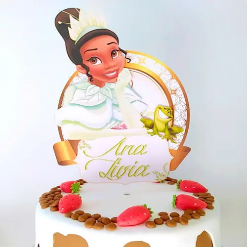 Topo De Bolo A Princesa E O Sapo