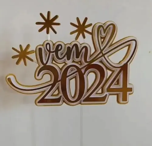 Topo de Bolo Ano Novo