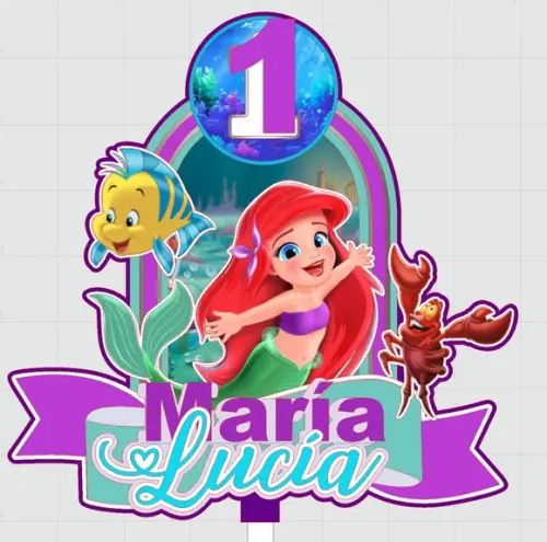 Topo de Bolo Ariel