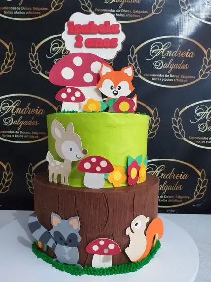 Topo de Bolo Bosque