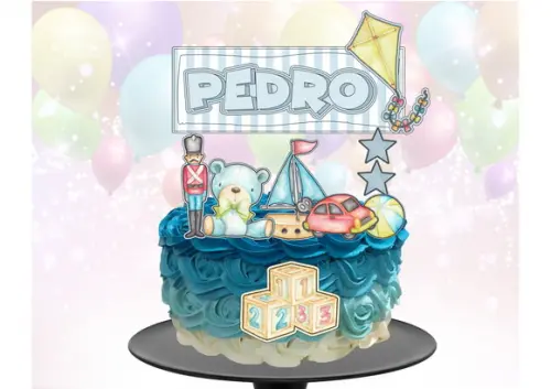 Topo de Bolo Brinquedos