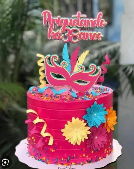 Topo de Bolo Carnaval