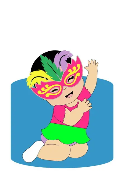 Topo de Bolo Carnaval