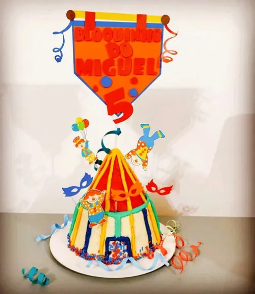 Topo de Bolo Carnaval