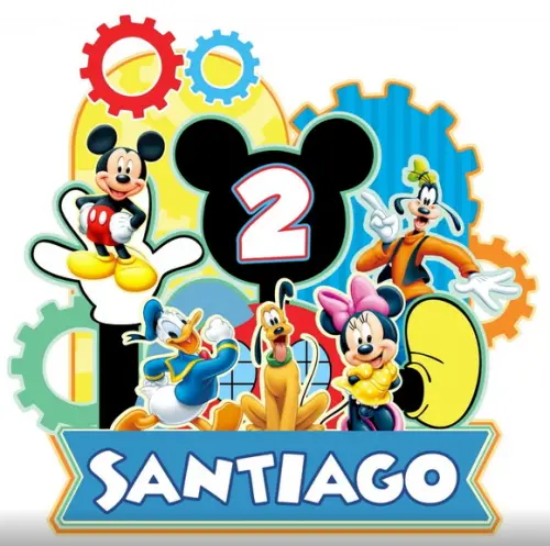 Topo de Bolo Casa do Mickey