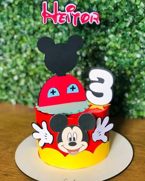 Topo De Bolo Casa Do Mickey