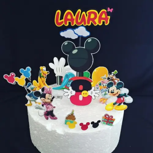 Topo De Bolo Casa Do Mickey