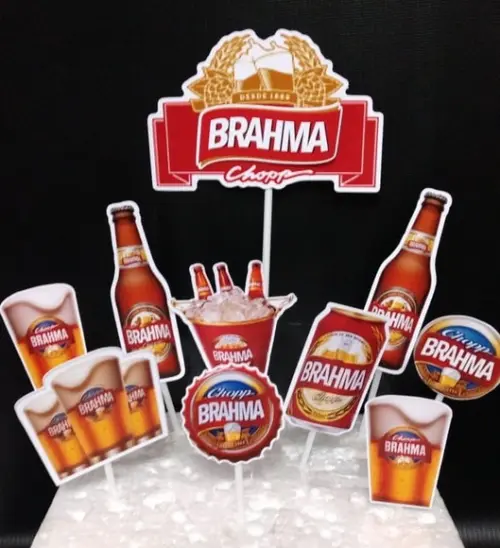 Topo de Bolo CERVEJA