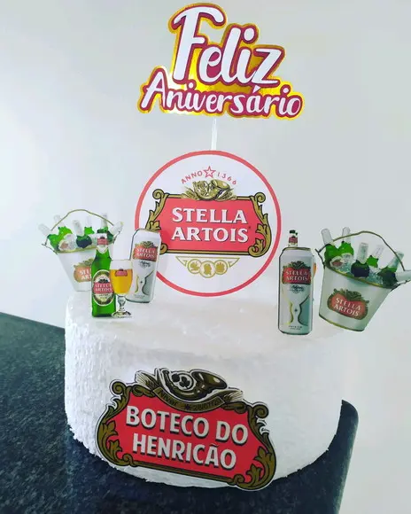 Topo de Bolo CERVEJA