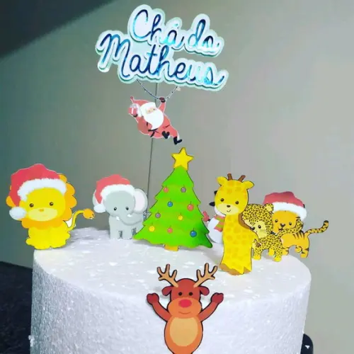 Topo de Bolo Chá de bebe