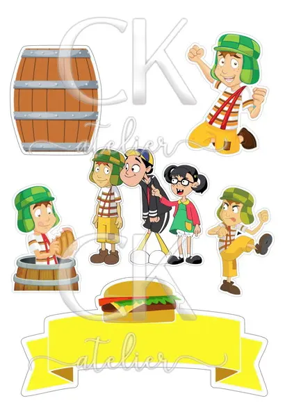 Topo de Bolo Chaves