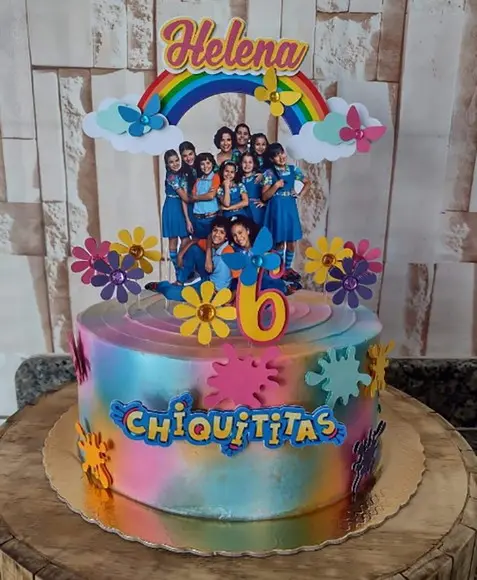 Topo de Bolo Chiquititas