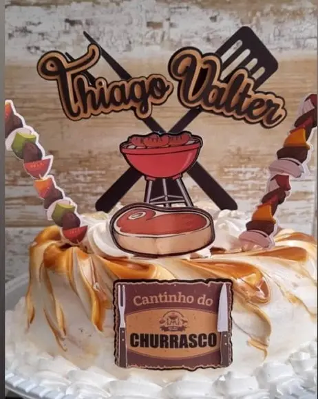 Topo de Bolo Churrasco