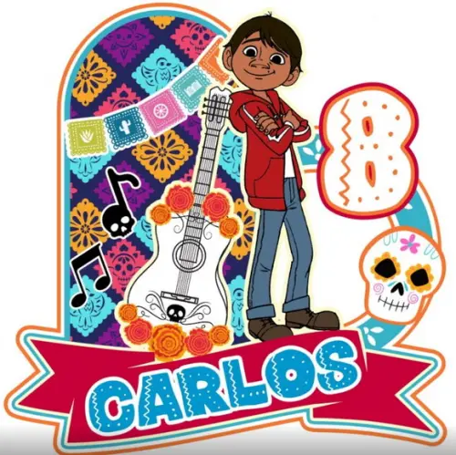 Topo de Bolo Coco a Vida É Uma Festa