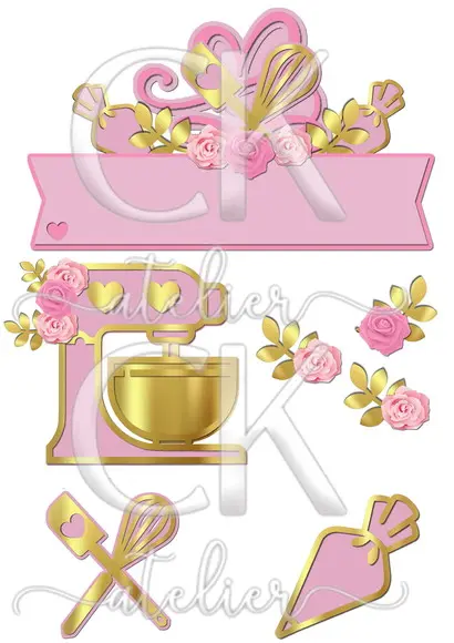 Topo de Bolo Confeitaria