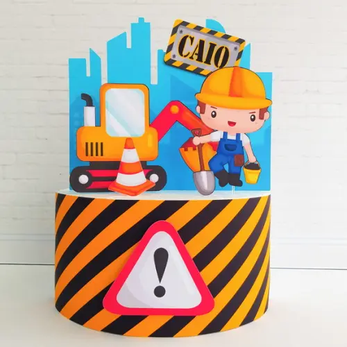 Topo de Bolo Construção