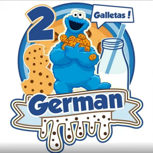 Topo de Bolo Cookie Monster