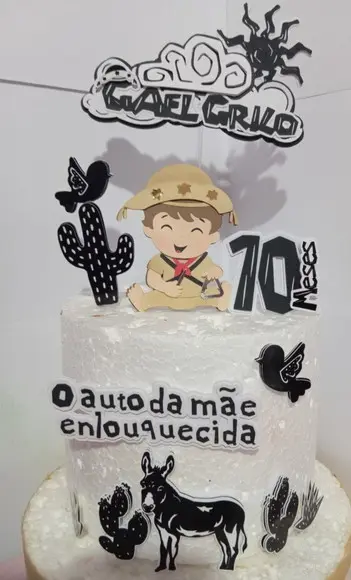 Topo de Bolo Cordel