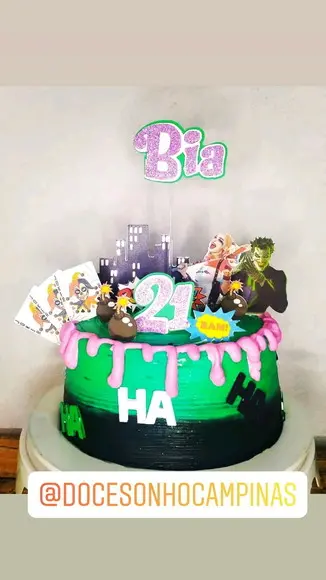 Topo de Bolo coringa