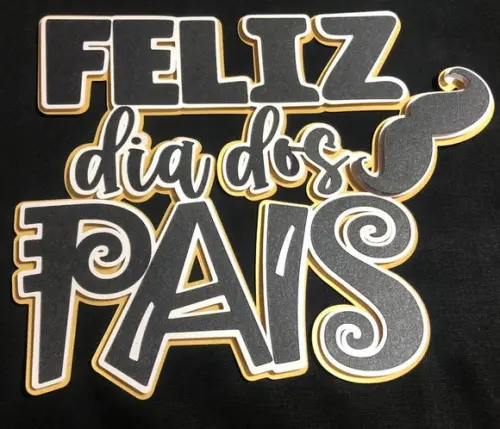 Topo de Bolo dia dos pais