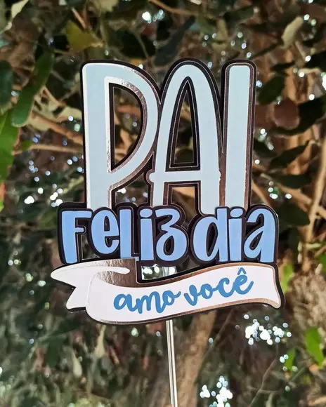 Topo De Bolo Dia Dos Pais