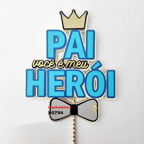 Topo De Bolo Dia Dos Pais
