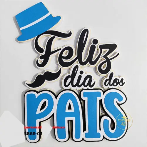 Topo De Bolo Dia Dos Pais