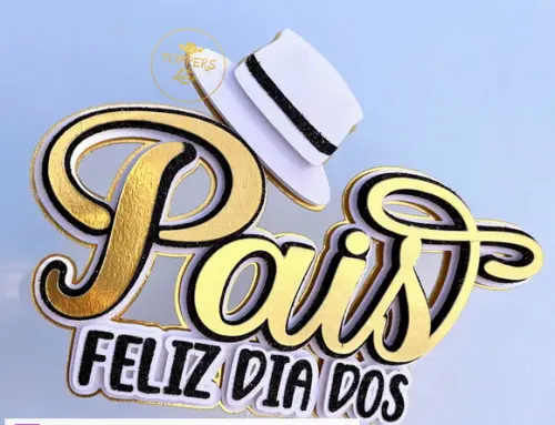 Topo de Bolo Dia dos Pais 2023
