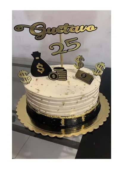 Topo de Bolo Dinheiro