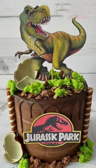 Topo de Bolo Dinossauro