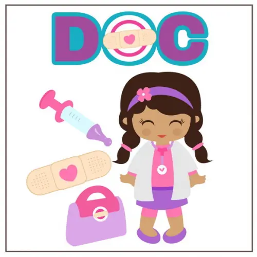 Topo de Bolo Doutora Brinquedos