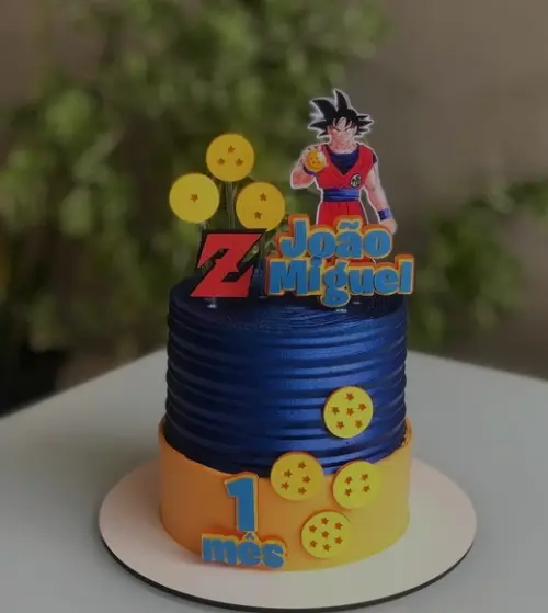 Topo de Bolo Dragon Ball Z