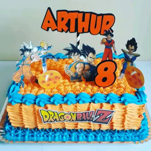 Topo de Bolo Dragon Ball Z