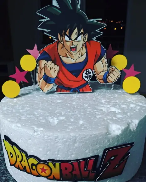 Topo de Bolo Dragon Ball Z