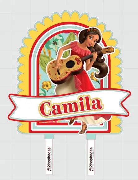 Topo de Bolo Elena Of Avalor