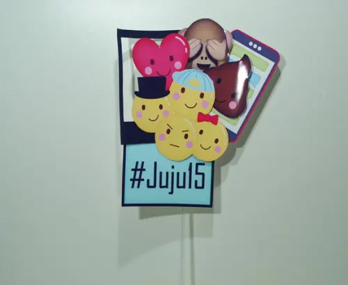 Topo de Bolo Emoji