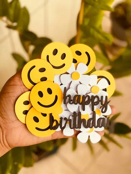 Topo de Bolo Emoji