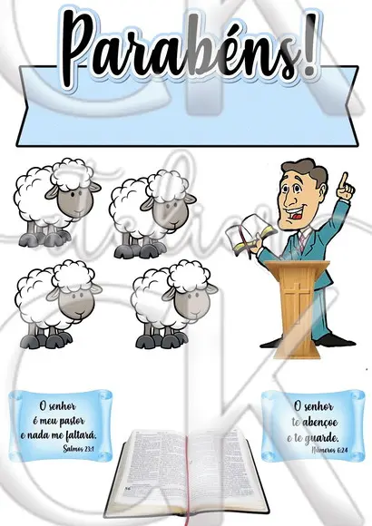 Topo de Bolo Evangélico