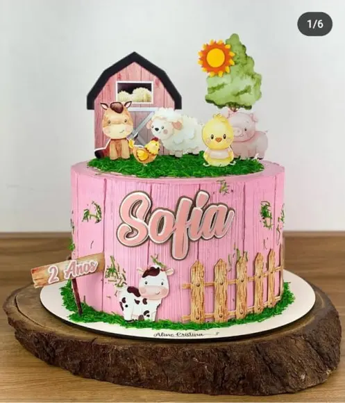 Topo de Bolo Fazendinha