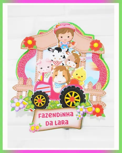 Topo de Bolo Fazendinha