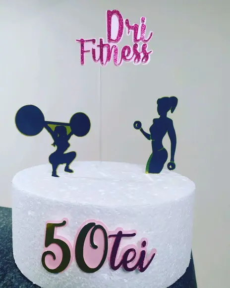 Topo De Bolo Fitness