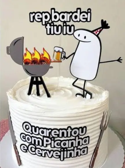 Topo de Bolo Flork