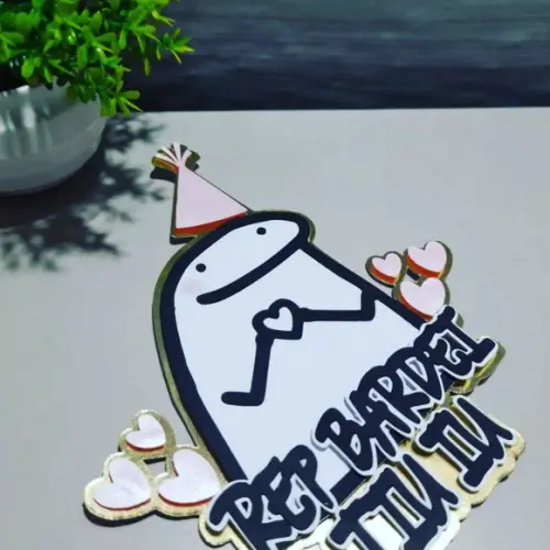 Topo de Bolo Flork