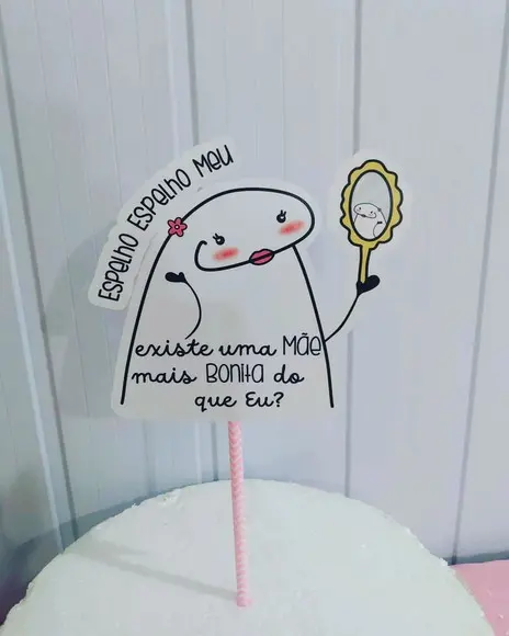 Topo de Bolo Flork mães