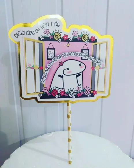 Topo de Bolo Flork mães