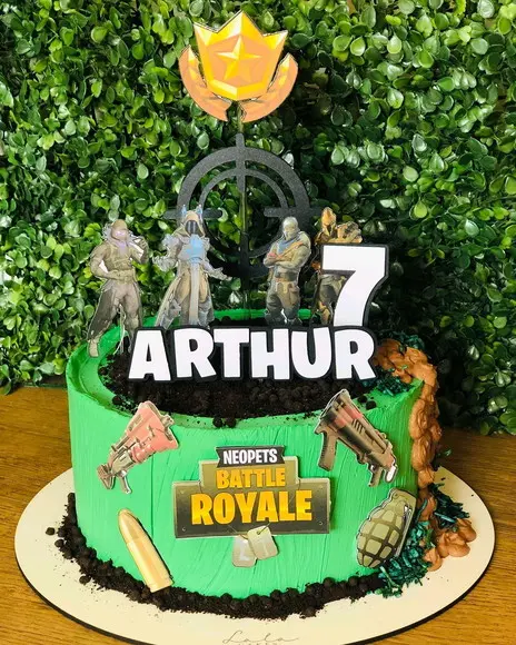 Topo de Bolo Fortnite